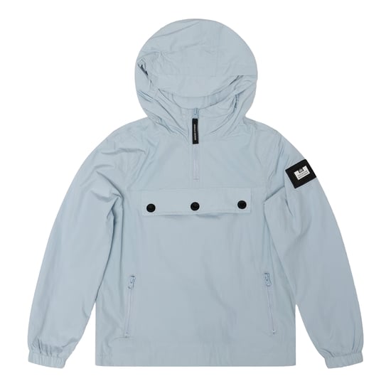Weekend Offender Pufferjack met capuchon en kwartrits voor jongens (Wolk) - Image 1