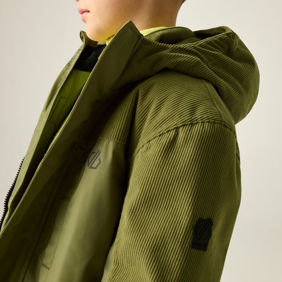Dare 2B Childrens/Kids Chill Ski Jacket (Martini Olive) - Image 4