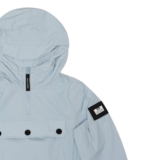 Weekend Offender Pufferjack met capuchon en kwartrits voor jongens (Wolk) - Image 3