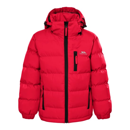 Trespass Boys Tuff Padded Jacket (Red) - Image 1