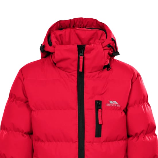Trespass Boys Tuff Padded Jacket (Red) - Image 3
