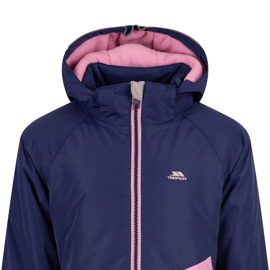 Trespass Girls Ottile Padded Waterproof Jacket (Sapphire Blue) - Image 3