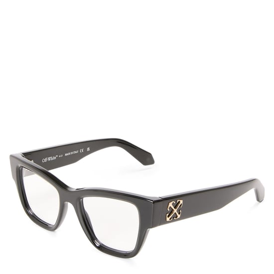 Accessories Off White Style 8D Rectangle Full Rim Sunglasses in Black - Image 1