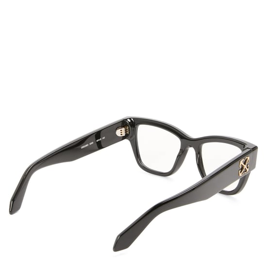Accessories Off White Style 8D Rectangle Full Rim Sunglasses in Black - Image 2