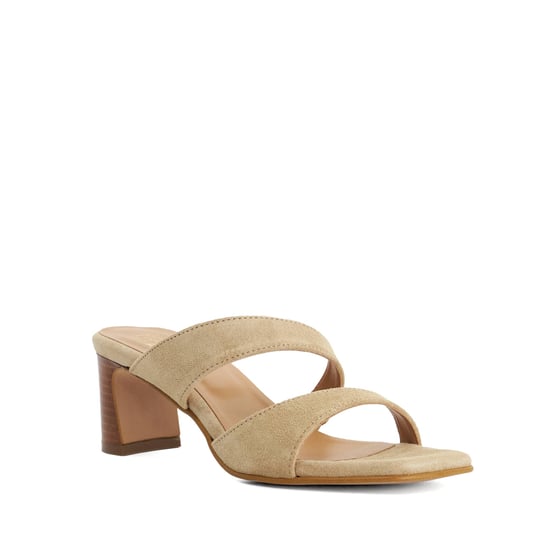 Dune Ladies Jaeda - Suede Block Heel Mules - Image 1