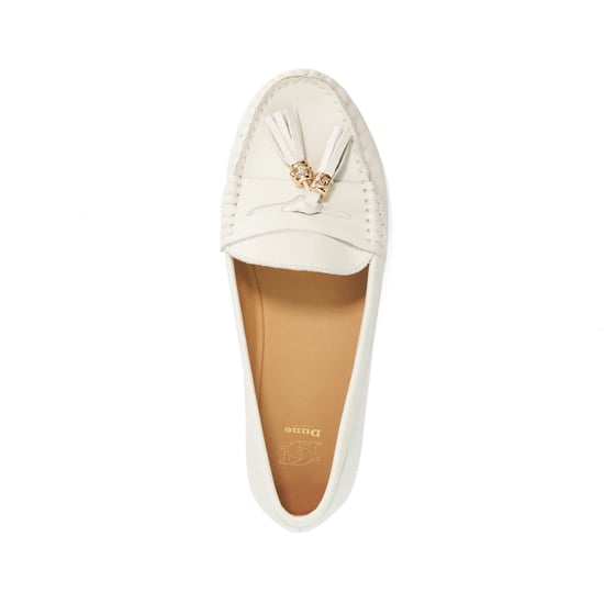 Dune Ladies Geen - Leather Tassel Trim Loafers - Image 4