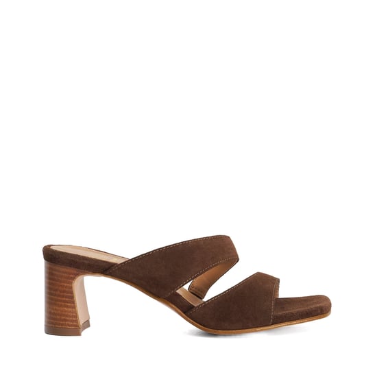 Dune Ladies Jaeda - Suede Block Heel Mules - Image 2