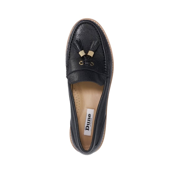 Dune Ladies Wf Gwen - Wide Fit Casual Tassel Trim Loafers - Image 4