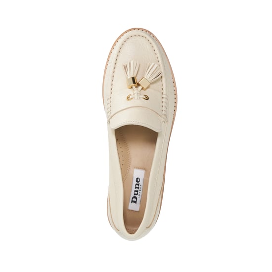 Dune Ladies Wf Gwen - Wide Fit Casual Tassel Trim Loafers - Image 4