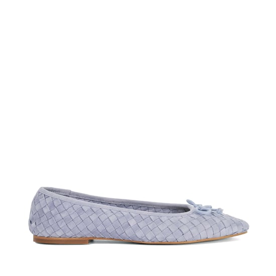 Dune Ladies Heat - Woven Leather Bow Detail Ballet Pumps - Image 2