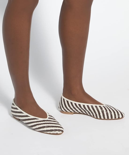 Dune Ladies Henlee - Woven Pointed Ballet Flats - Image 3