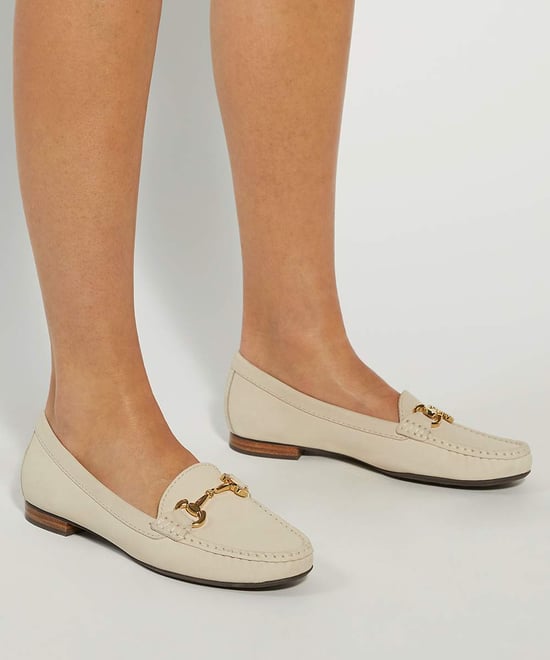 Dune Ladies Glenniee - Suede Snaffle Trim Loafers - Image 3