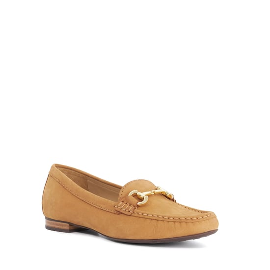 Dune Ladies Glenniee - Suede Snaffle Trim Loafers - Image 1
