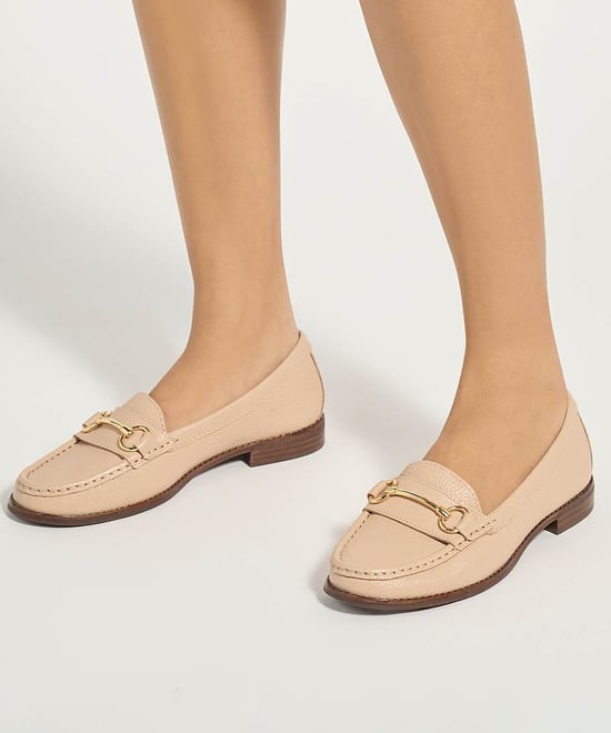 Dune Ladies Wf Glenny - Wide Fit Snaffle Trim Loafers - Image 3
