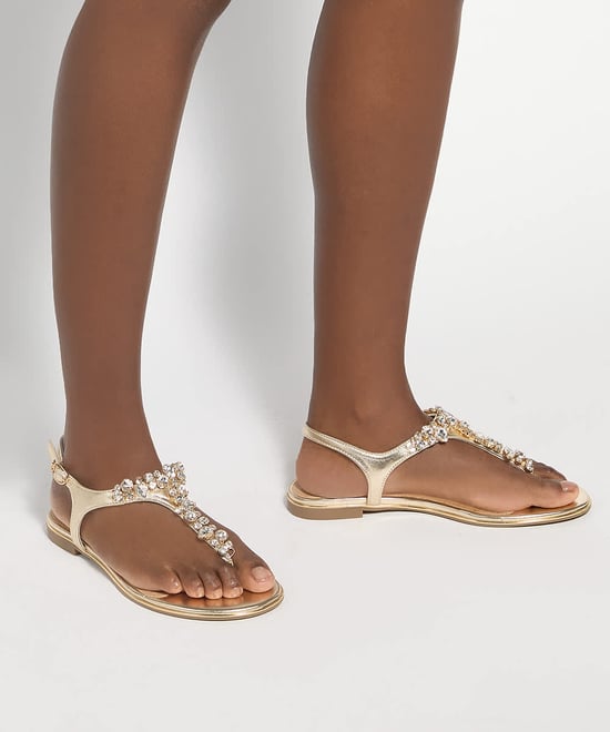 Dune Ladies Wf Life - Embellished Toe Post Sandals - Image 3