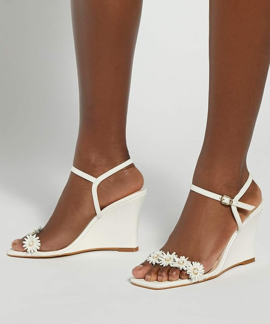 Dune Ladies Milennial - Floral Embellished Wedge Sandals - Image 3