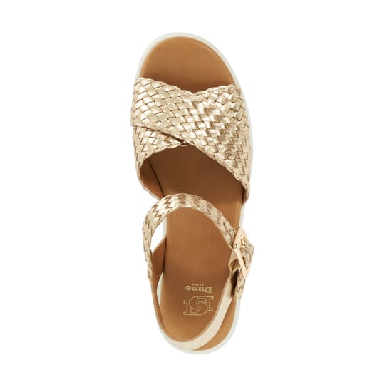 Dune Ladies Kinleys - Braided Leather Wedge Sandals - Image 4