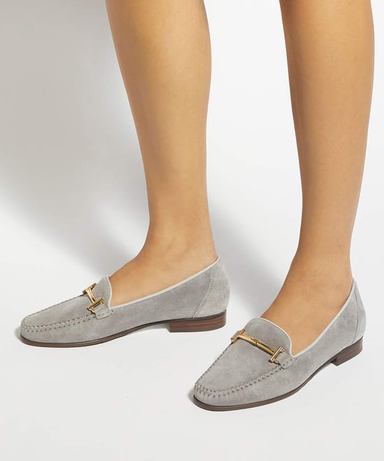 Dune Ladies Gilli T - Snaffle Trim Leather Loafers - Image 3