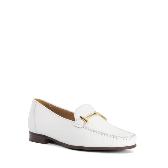 Dune Ladies Gilli T - Snaffle Trim Leather Loafers - Image 1