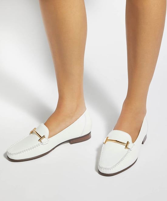 Dune Ladies Gilli T - Snaffle Trim Leather Loafers - Image 3