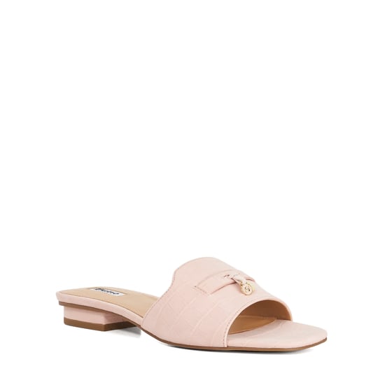 Dune Ladies Lindo - Leather Tassel Trim Slip-On Sandals - Image 1