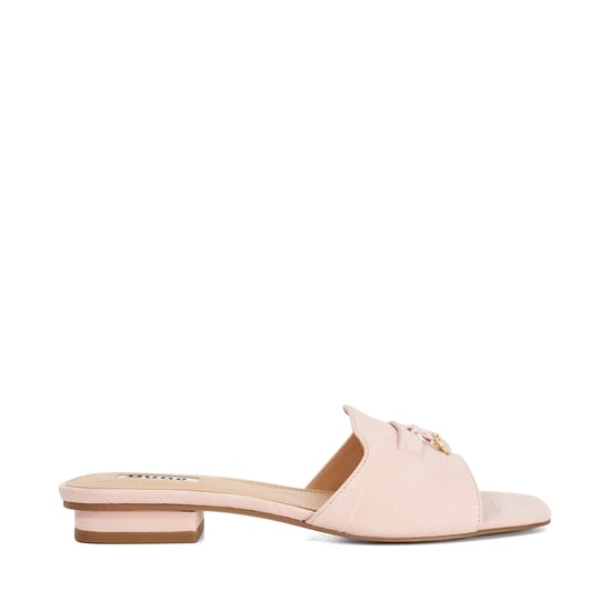 Dune Ladies Lindo - Leather Tassel Trim Slip-On Sandals - Image 2