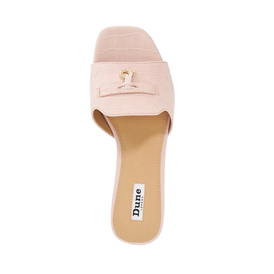 Dune Ladies Lindo - Leather Tassel Trim Slip-On Sandals - Image 4