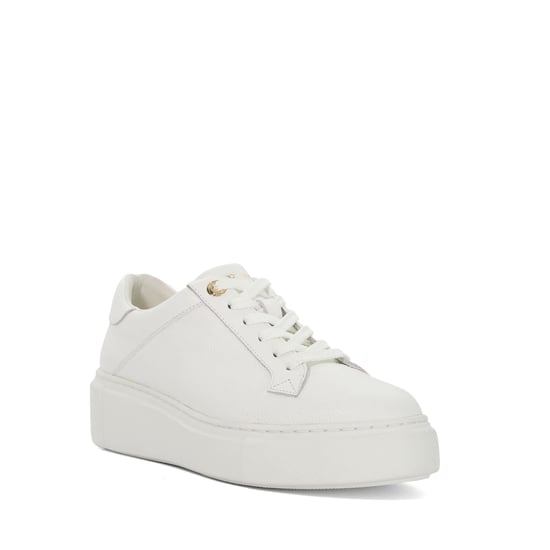 Dune Ladies Evienne - Leather Lace-Up Chunky Trainers - Image 1