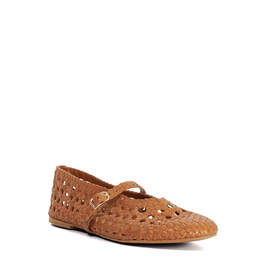 Dune Ladies Hazella - Woven Mary Jane Ballet Flats - Image 1