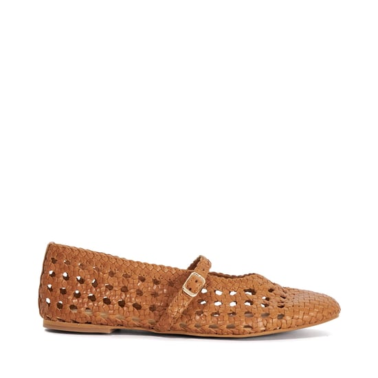 Dune Ladies Hazella - Woven Mary Jane Ballet Flats - Image 2