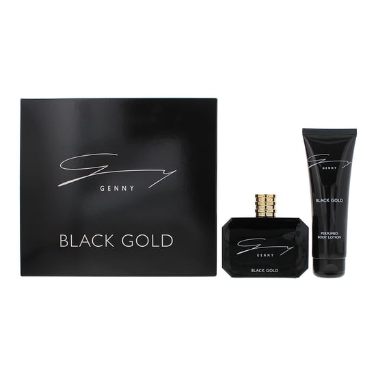 Genny Black Gold Eau de Toilette 100ml + Body Lotion 100ml Gift Set for Her - Image 1