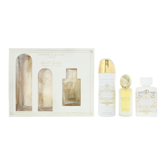 Lattafa Bade'e Al Oud Honor & Glory Eau de Parfum 100ml Gift Set Unisex - Image 2