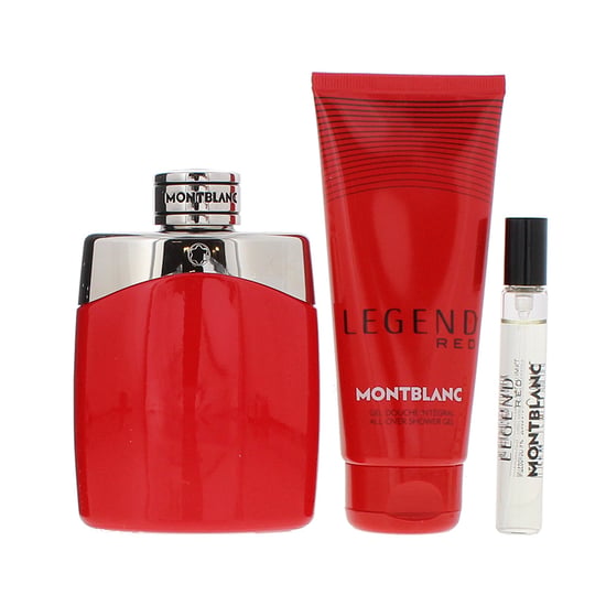 Montblanc Legend Red Eau de Parfum 100ml, Eau de Parfum 7.5ml + Shower Gel 100ml Gift Set for Him - Image 2