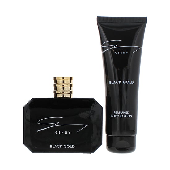 Genny Black Gold Eau de Toilette 100ml + Body Lotion 100ml Gift Set for Her - Image 2