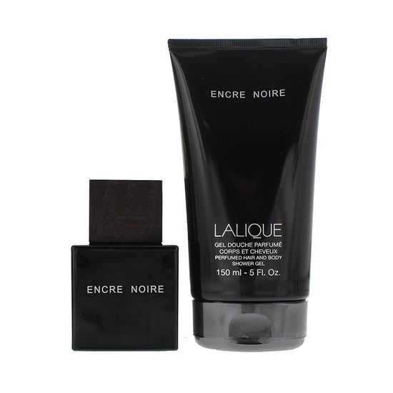 Lalique Encre Noire Eau de Toilette 50ml + Shower Gel 150ml Gift Set for Him - Image 2
