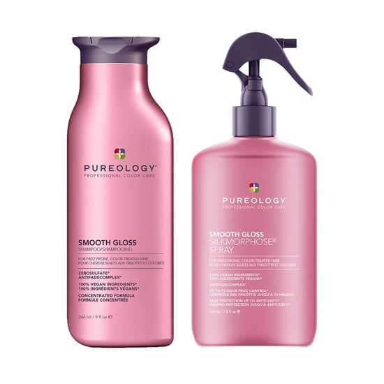 Pureology Smooth Gloss Shampoo & Silkmorphose Spray Duo - Image 1