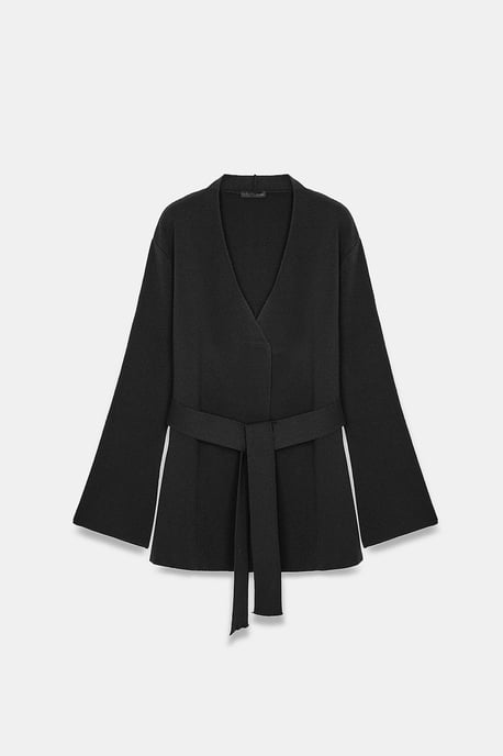 Women's Acrylic Wool Blend Cardigan - Image 6