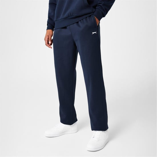 Slazenger Herenbroek van fleece met open zoom (Marine) - Image 4