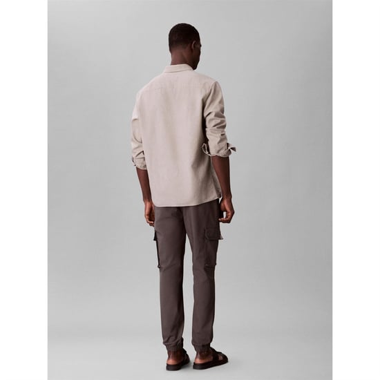Calvin Klein Mens Cargo Trousers (Beluga) - Image 3