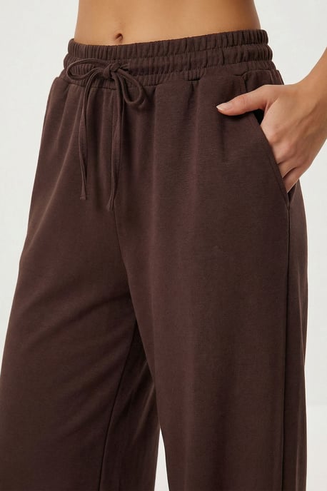 Pocket Detail Jas & Wijdere Broek Twee-delige Set - Image 6