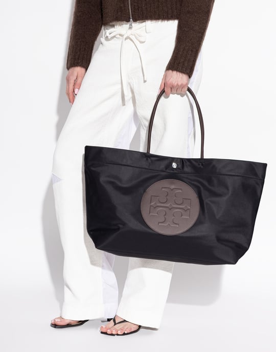 Ella Twist Logo Tote Bag - Image 6