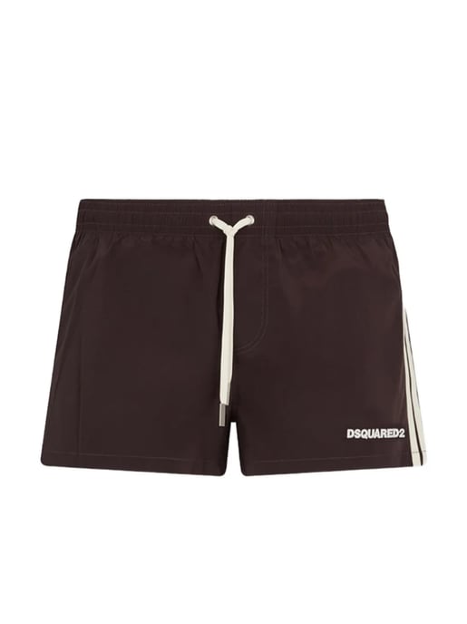 Badshorts med logotyp och boxershorts i midimodell - Image 1