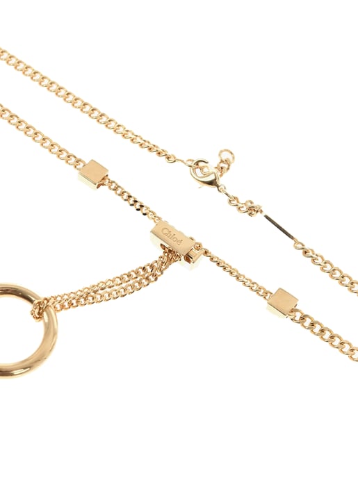 Halsband med nyckelberlock och hänge - Image 3