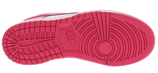 Nike Younger Girls Trainers Dunk Low Pb Lace Up white laser fuchsia - Image 5