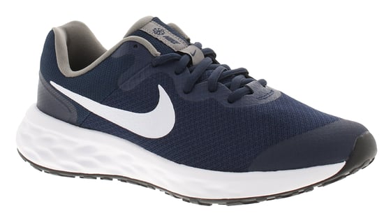 Nike Childrens Running Shoes Trainers Revolution 6 Lace Up navy - Image 1