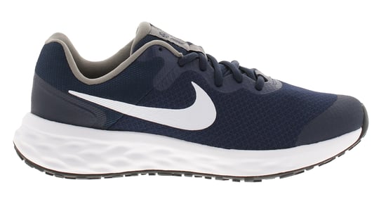 Nike Childrens Running Shoes Trainers Revolution 6 Lace Up navy - Image 2
