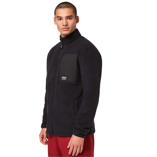 Oakley Mens Sherpa Fleece Jacket (Black) - Image 1