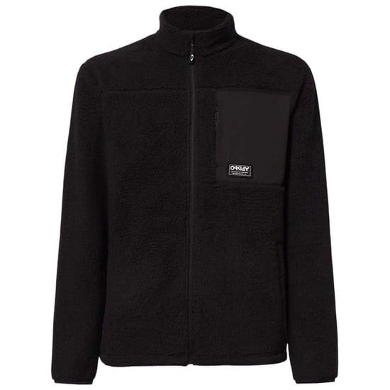 Oakley Mens Sherpa Fleece Jacket (Black) - Image 2