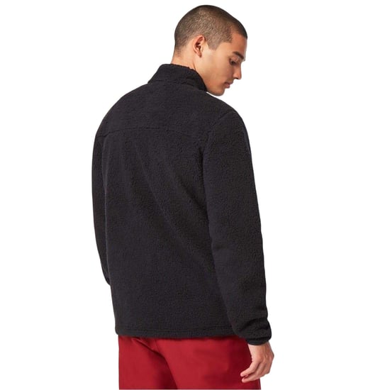 Oakley Mens Sherpa Fleece Jacket (Black) - Image 4
