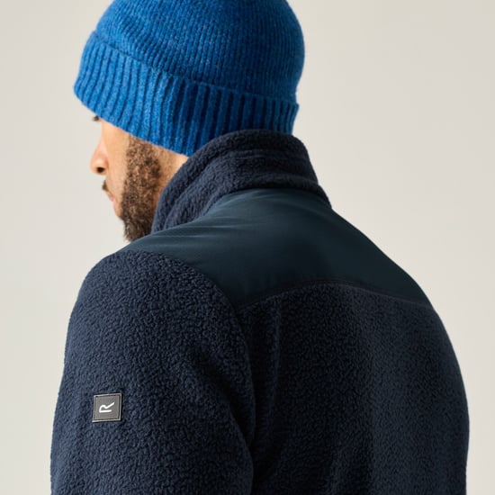 Regatta Mens Morran Water Resistant Full Zip Fleece Jacket (Navy) - Image 6